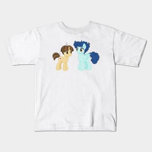 Curly Winds and Wiz Kid ponies Kids T-Shirt